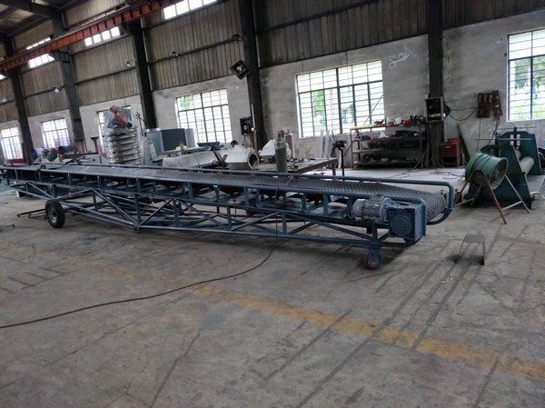 移动升降皮带机